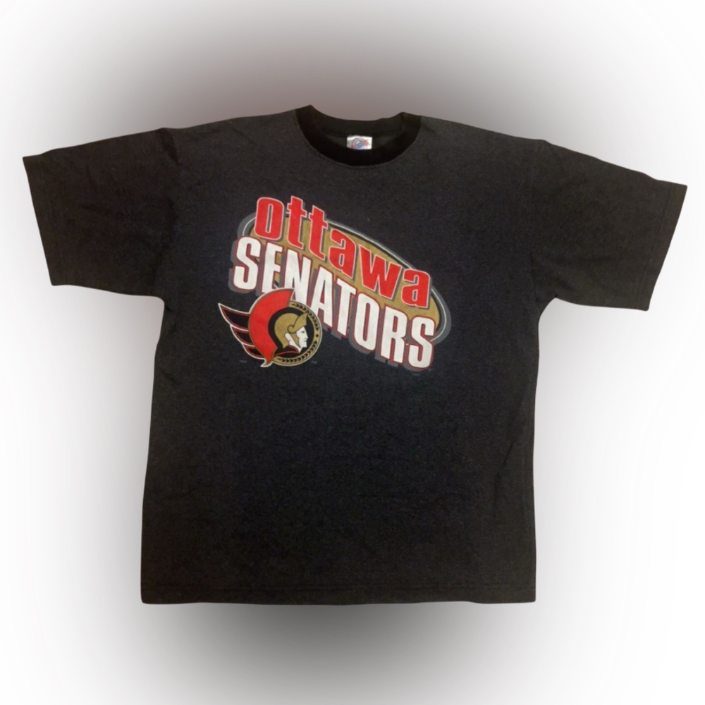 Y2K Vintage 1997 Ottawa Senators NHL Graphic T-Shirt CGW Sportswear Men’s Large